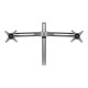 Fellowes Lotus Dual Monitor Arm Kit - Kit montaggio - braccio regolabile - per 2 display LCD - metallo, Alluminio - argento - m