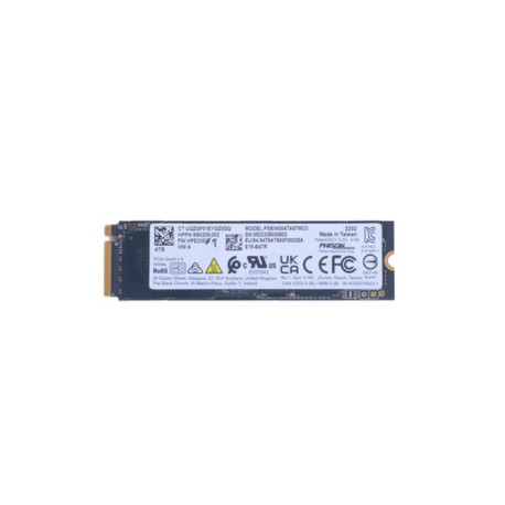 HP Unità SSD PCIe-4x4 da 4 TB, Business, 232 mm, 148 mm, 10 mm, 60 g, 0 - 70 °C
