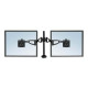 Fellowes Professional Series Depth Adjustable Dual Monitor Arm - Kit montaggio - braccio regolabile - per 2 monitor - ferro - n