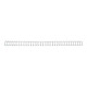 GBC - 12.5 mm - 34 anelli - A4 (210 x 297 mm) - 115 fogli - argento - 100 pezzi filo per rilegatura - per WireBind W20, W25E- R