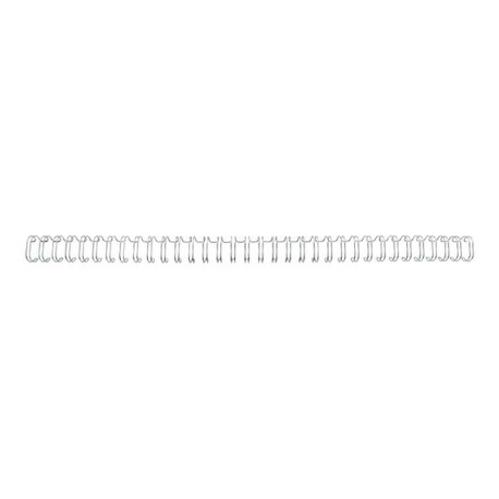 GBC - 12.5 mm - 34 anelli - A4 (210 x 297 mm) - 115 fogli - argento - 100 pezzi filo per rilegatura - per WireBind W20, W25E- R
