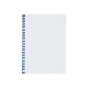 GBC CombBind - 12 mm - 21 anelli - A4 (210 x 297 mm) - 95 fogli - blu - 100 pezzi pettine per la rilegatura in plastica - per P