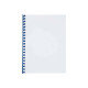 GBC CombBind - 14 mm - 21 anelli - A4 (210 x 297 mm) - 125 fogli - blu - 100 pezzi pettine per la rilegatura in plastica - per 