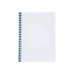 GBC CombBind - 14 mm - 21 anelli - A4 (210 x 297 mm) - 125 fogli - blu - 100 pezzi pettine per la rilegatura in plastica - per 