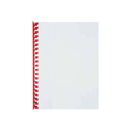 GBC CombBind - 16 mm - 21 anelli - A4 (210 x 297 mm) - 145 fogli - rosso - 100 pezzi pettine per la rilegatura in plastica - pe