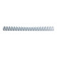 GBC CombBind - 19 mm - 21 anelli - A4 (210 x 297 mm) - 165 fogli - bianco - 100 pezzi pettine per la rilegatura in plastica - p
