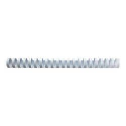 GBC CombBind - 19 mm - 21 anelli - A4 (210 x 297 mm) - 165 fogli - bianco - 100 pezzi pettine per la rilegatura in plastica - p