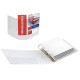 Raccoglitore personalizzabile Stelvio TI - 22 x 30 cm - 4 anelli a Q 65 mm - dorso 9 cm - bianco - Sei Rota