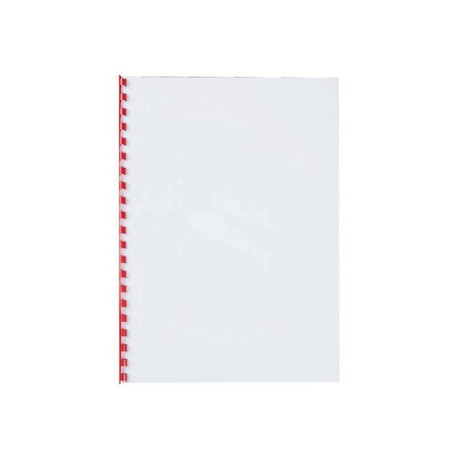 GBC CombBind - 6 mm - 21 anelli - A4 (210 x 297 mm) - 25 fogli - rosso - 100 pezzi pettine per la rilegatura in plastica - per 