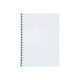 GBC CombBind - PVC - 6 mm - 21 anelli - A4 (210 x 297 mm) - 25 fogli - blu - 100 pezzi pettine per la rilegatura in plastica