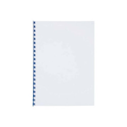 GBC CombBind - PVC - 6 mm - 21 anelli - A4 (210 x 297 mm) - 25 fogli - blu - 100 pezzi pettine per la rilegatura in plastica