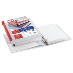 Raccoglitore personalizzabile Stelvio TI - A5 - 3 anelli a D 30 mm - dorso 4 cm - bianco - Sei Rota