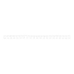 GBC MultiBind - 10 mm - 21 anelli - A4 (210 x 297 mm) - 85 fogli - bianco - 100 pezzi filo per rilegatura - per P/N: IB271212, 