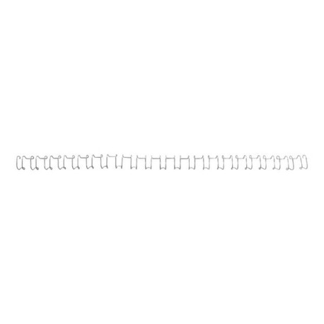 GBC MultiBind - 14 mm - 21 anelli - A4 (210 x 297 mm) - 130 fogli - argento - 100 pezzi filo per rilegatura - per P/N: IB271212