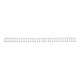 GBC WireBind - 11 mm - 34 anelli - A4 (210 x 297 mm) - 100 fogli - argento - 100 pezzi spirale di rilegatura - per WireBind W20