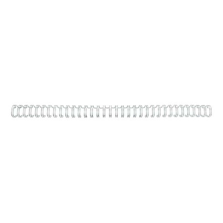 GBC WireBind - 11 mm - 34 anelli - A4 (210 x 297 mm) - 100 fogli - argento - 100 pezzi spirale di rilegatura - per WireBind W20