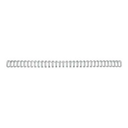 GBC WireBind - 11 mm - 34 anelli - A4 (210 x 297 mm) - 100 fogli - nero - 100 pezzi spirale di rilegatura - per WireBind W20, W