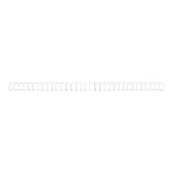GBC WireBind - 14 mm - 34 anelli - A4 (210 x 297 mm) - 125 fogli - bianco - 100 pezzi spirale di rilegatura - per Rexel WB606