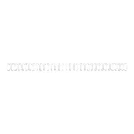 GBC WireBind - 6 mm - 34 anelli - A4 (210 x 297 mm) - 55 fogli - bianco - 100 pezzi spirale di rilegatura - per WireBind W20, W
