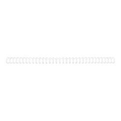 GBC WireBind - 7.9 mm - 34 anelli - A4 (210 x 297 mm) - 70 fogli - bianco - 100 pezzi spirale di rilegatura - per Rexel WB606