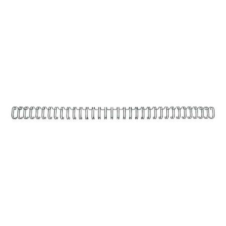 GBC WireBind - 9.5 mm - 34 anelli - A4 (210 x 297 mm) - 85 fogli - nero - 100 pezzi filo per rilegatura - per WireBind W20, W25