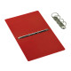 Raccoglitore Presspan - A4 - 4 anelli 25 mm - dorso 4 cm - rosso - Cartotecnica del Garda