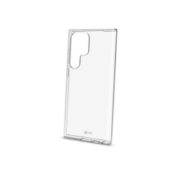 Celly Gelskin - Cover per cellulare - TPU (poliuretano termoplastico) - trasparente - per Samsung Galaxy S23 Ultra