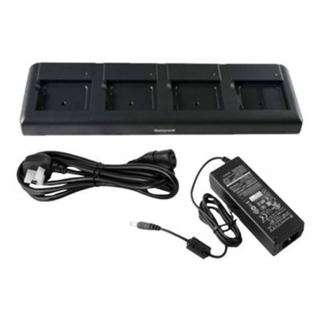 Honeywell Quad Battery Charger - Caricabatterie - connettori di uscita 4 - Europa - per P/N: 50134176-001