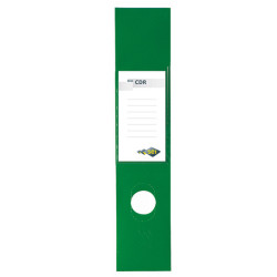 Copridorso CDR - PVC adesivo - 7 x 34,5 cm - verde - Sei Rota - conf. 10 pezzi