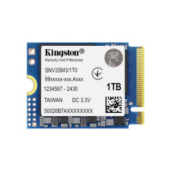Kingston Technology 1000G NV3 M.2 2230 NVMe SSD, 1 TB, M.2, 6000 MB/s