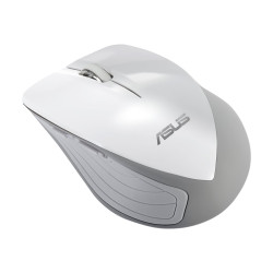 ASUS WT465 - Mouse - ottica - senza fili - 2.4 GHz - ricevitore wireless USB - bianco