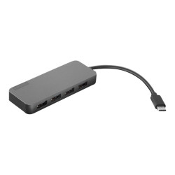 Lenovo USB-C to 4 Port USB-A Hub - Hub - 4 x SuperSpeed USB 3.0 + 1 x USB-C - desktop - per IdeaPad 1 14- 3 14- ThinkBook 13x G