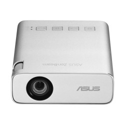 ASUS ZenBeam E1R - Proiettore DLP - LED - 200 Lumen LED - WVGA (854 x 480) - 16:9 - Wi-Fi - argento