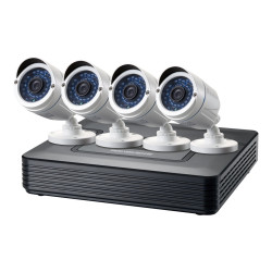 LevelOne DSK-8001 - DVR + videocamera/e - cablato (LAN) - 8 Canali - 4 videocamera/e - CMOS
