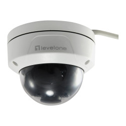 LevelOne GEMINI series FCS-3402 - Telecamera di sorveglianza connessa in rete - cupola - per esterno, interno - resistente a at