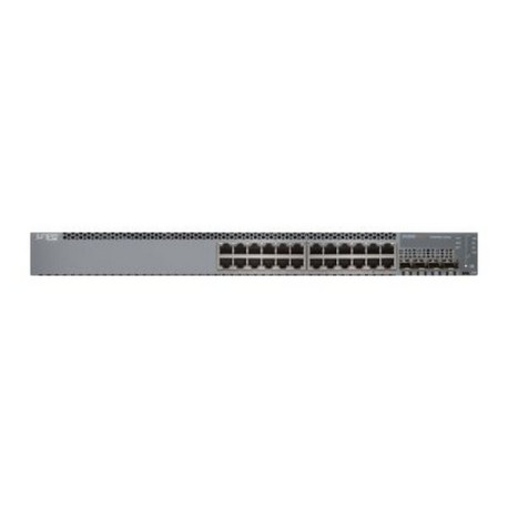 Juniper Networks EX Series EX2300-24P - Switch - L3 - gestito - 24 x 10/100/1000 (PoE+) + 4 x Gigabit SFP / 10 Gigabit SFP+ - d