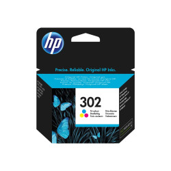 HP 302 - 4 ml - colore (ciano, magenta, giallo) - originale - cartuccia d'inchiostro - per Deskjet 11XX, 21XX, 36XX- Envy 451X,