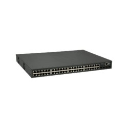 LevelOne GTP-5271 - Switch - L3 Lite - 48 x 10/100/1000 (PoE+) + 4 x 10 Gigabit SFP+ - montabile su rack - PoE+ (400 W)
