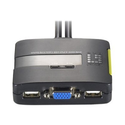 LevelOne KVM-0223 - Switch KVM / audio - 2 x KVM / audio - desktop