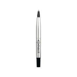 Refill roller Quink standard - punta media - metallo - nero - Parker