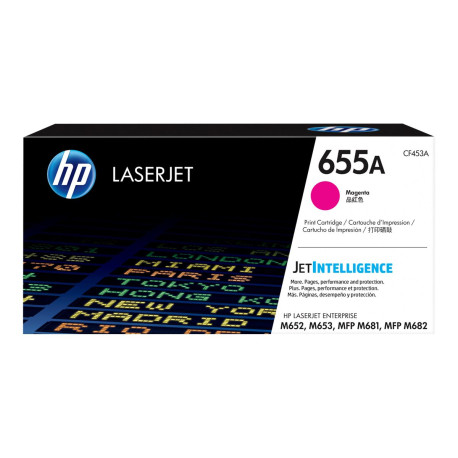 HP 655A - Magenta - originale - LaserJet - cartuccia toner (CF453A) - per Color LaserJet Enterprise M652, M653- LaserJet Enterp