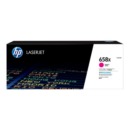 HP 658X - Alta capienza - magenta - originale - LaserJet - cartuccia toner (W2003X) - per Color LaserJet Enterprise M751dn, M75