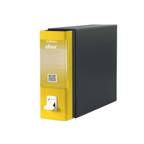 Registratore Dox 1 - dorso 8 cm - commerciale 23 x 29,7 cm - giallo - Esselte Dox