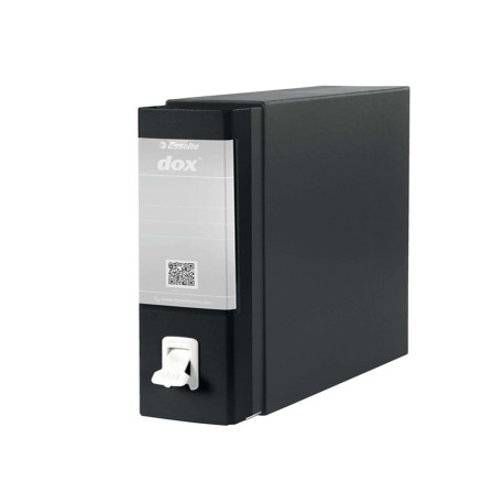 Registratore Dox 1 - dorso 8 cm - commerciale 23 x 29,7 cm - nero - Esselte Dox