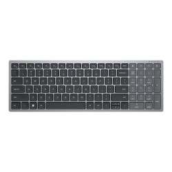 Dell KB740 - Tastiera - compatto, multi dispositivo - senza fili - 2.4 GHz, Bluetooth 5.0 - QWERTY -