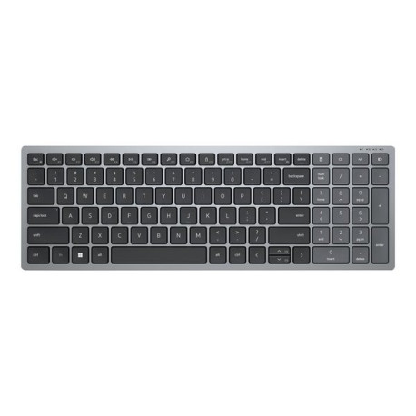 Dell KB740 - Tastiera - compatto, multi dispositivo - senza fili - 2.4 GHz, Bluetooth 5.0 - QWERTY -