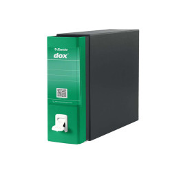 Registratore Dox 1 - dorso 8 cm - commerciale 23 x 29,7 cm - verde - Esselte Dox
