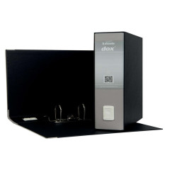 Registratore Dox 2 - dorso 8 cm - protocollo 23 x 34 cm - grigio chiaro - Esselte Dox