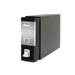 Registratore Dox 2 - dorso 8 cm - protocollo 23 x 34 cm - nero - Esselte Dox