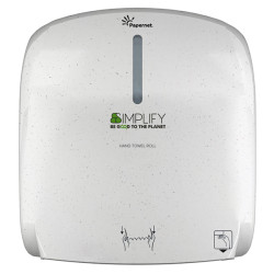 Dispenser asciugamani piegati a Z/W Simplify - 29 x 10,8 x 33,6 cm - white wood - Papernet